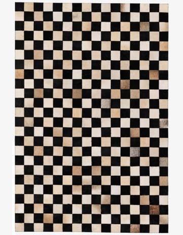 3' 11 x 5' 11 Cowhide Stocks Rug