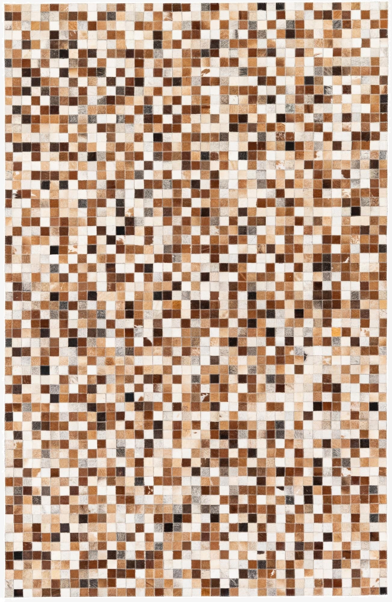 5' 2 x 7' 11 Cowhide Stocks Rug