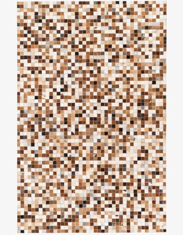 5' 2 x 7' 11 Cowhide Stocks Rug