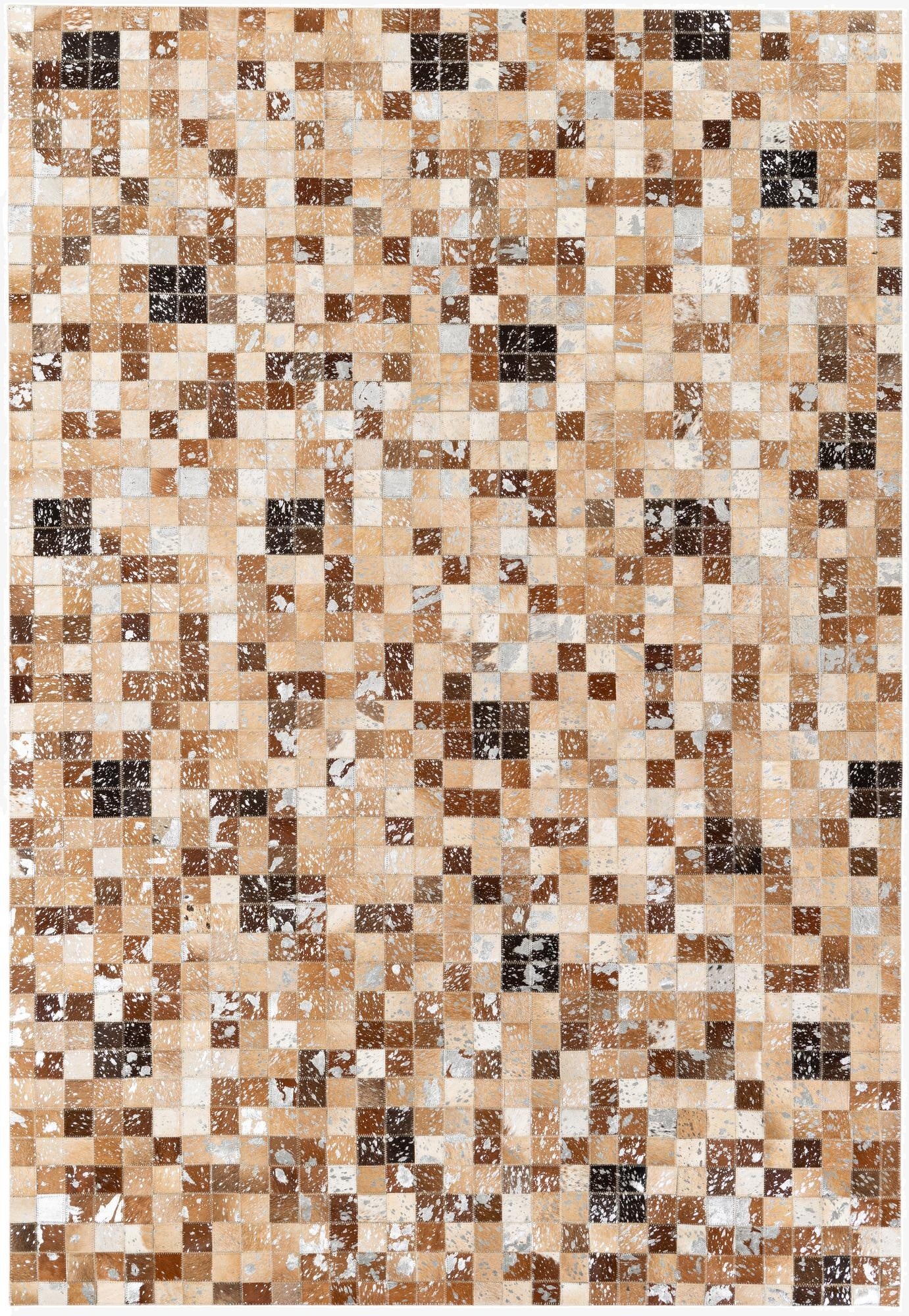 5' 2 x 7' 6 Cowhide Stocks Rug