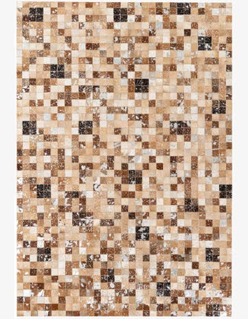 5' 2 x 7' 6 Cowhide Stocks Rug