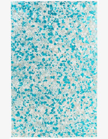 5' x 7' 11 Cowhide Stocks Rug