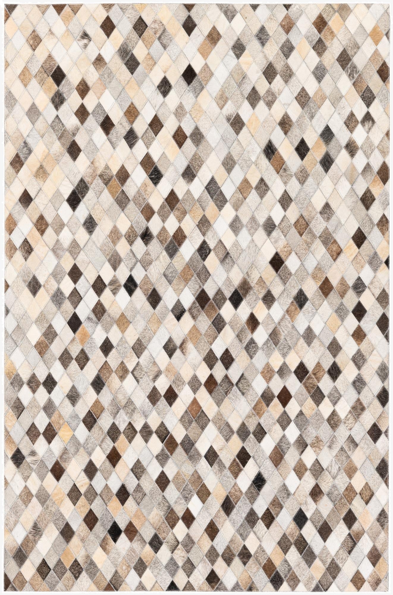 4' x 6' Cowhide Stocks Rug