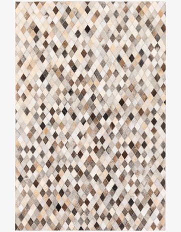 4' x 6' Cowhide Stocks Rug