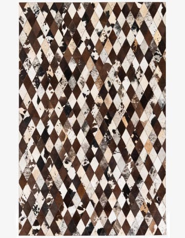 5' 1 x 8' 1 Cowhide Stocks Rug