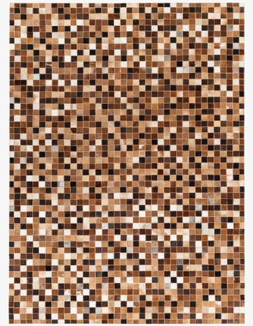 4' 8 x 6' 8 Cowhide Stocks Rug