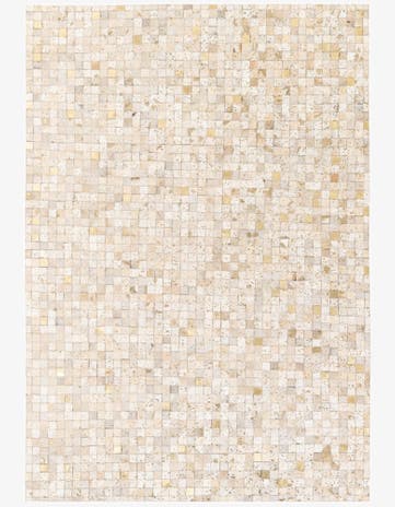 5' 3 x 7' 5 Cowhide Stocks Rug