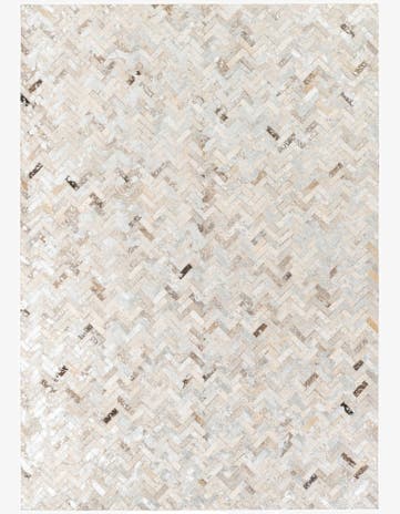 5' 4 x 7' 6 Cowhide Stocks Rug