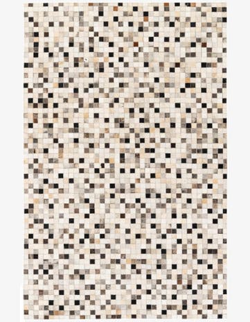 5' 1 x 7' 11 Cowhide Stocks Rug