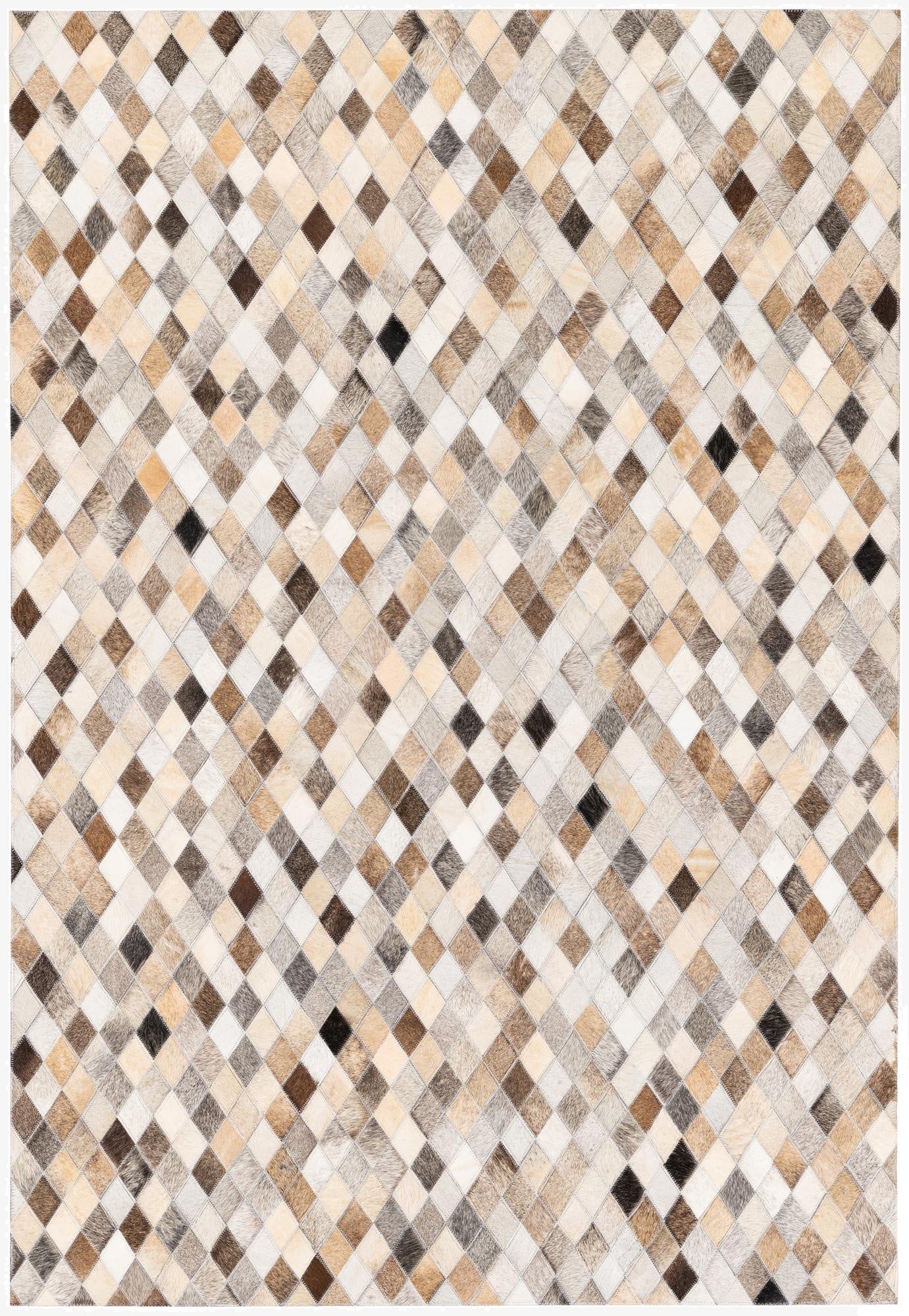 4' 1 x 5' 11 Cowhide Stocks Rug