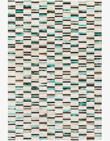 6' x 8' 11 Cowhide Stocks Rug