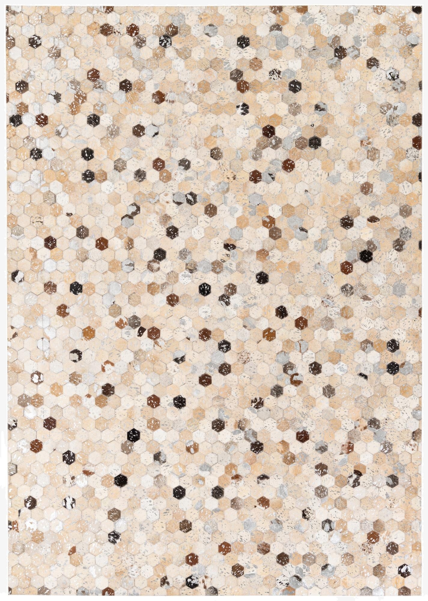 5' 4 x 7' 7 Cowhide Stocks Rug