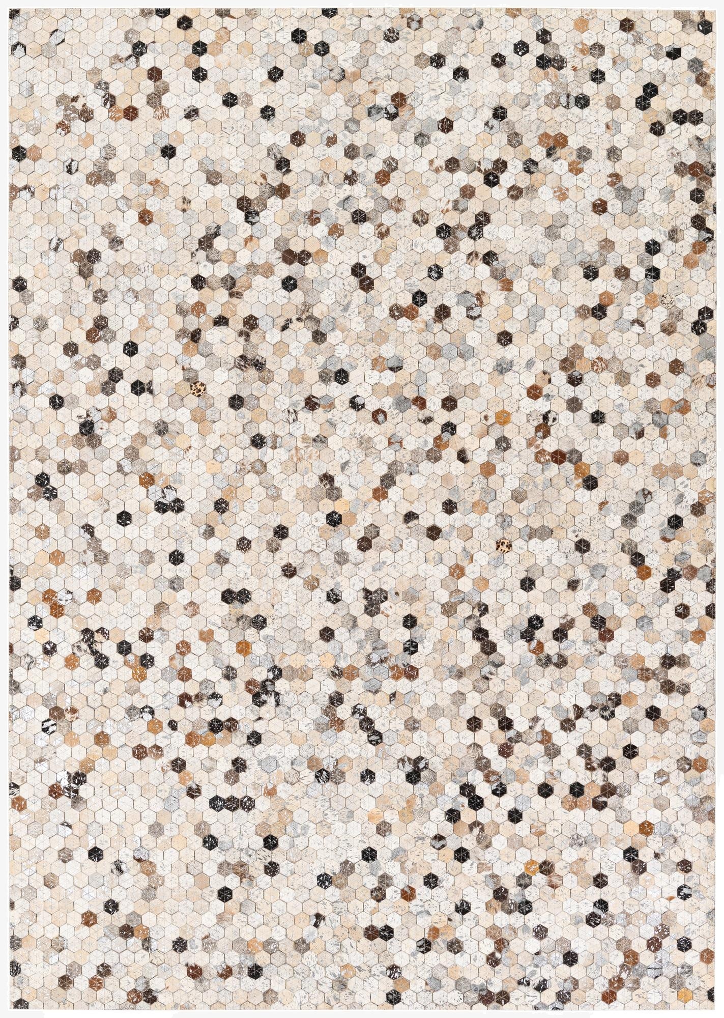 5' 4 x 7' 7 Cowhide Stocks Rug