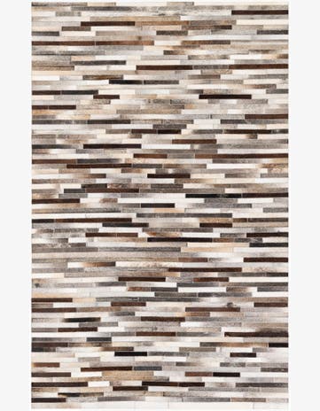 5' 1 x 7' 11 Cowhide Stocks Rug