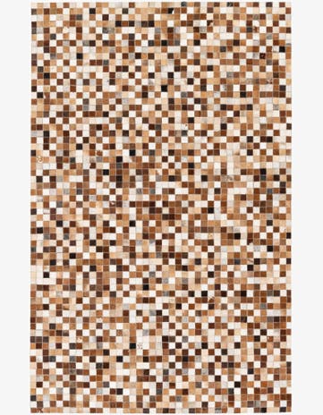 5' 1 x 7' 11 Cowhide Stocks Rug