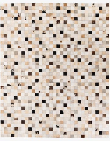 7' 11 x 9' 10 Cowhide Stocks Rug