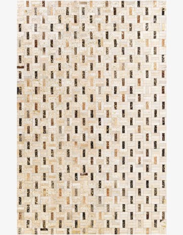 5' 2 x 8' Cowhide Stocks Rug