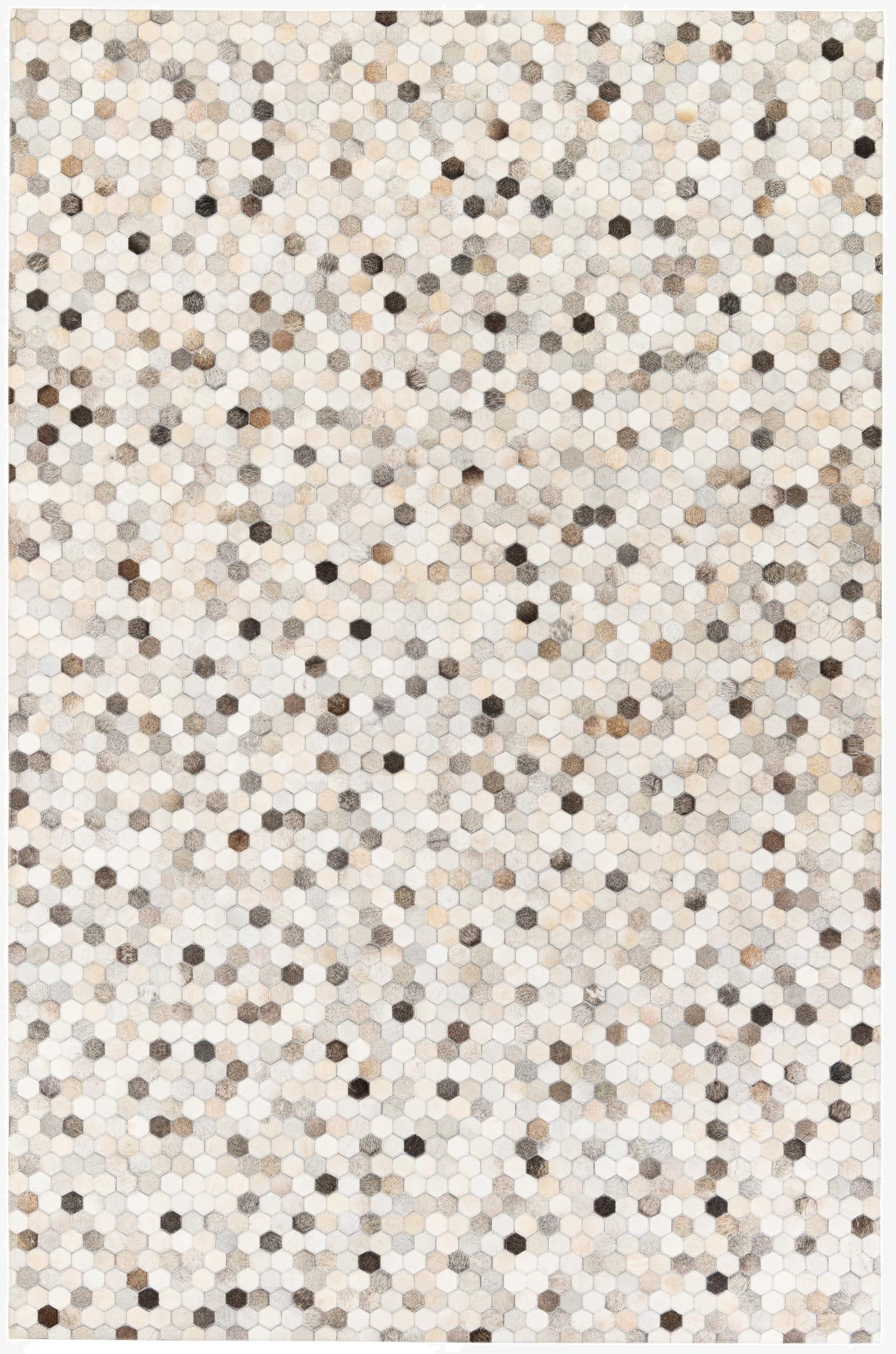 6' 7 x 10' 1 Cowhide Stocks Rug