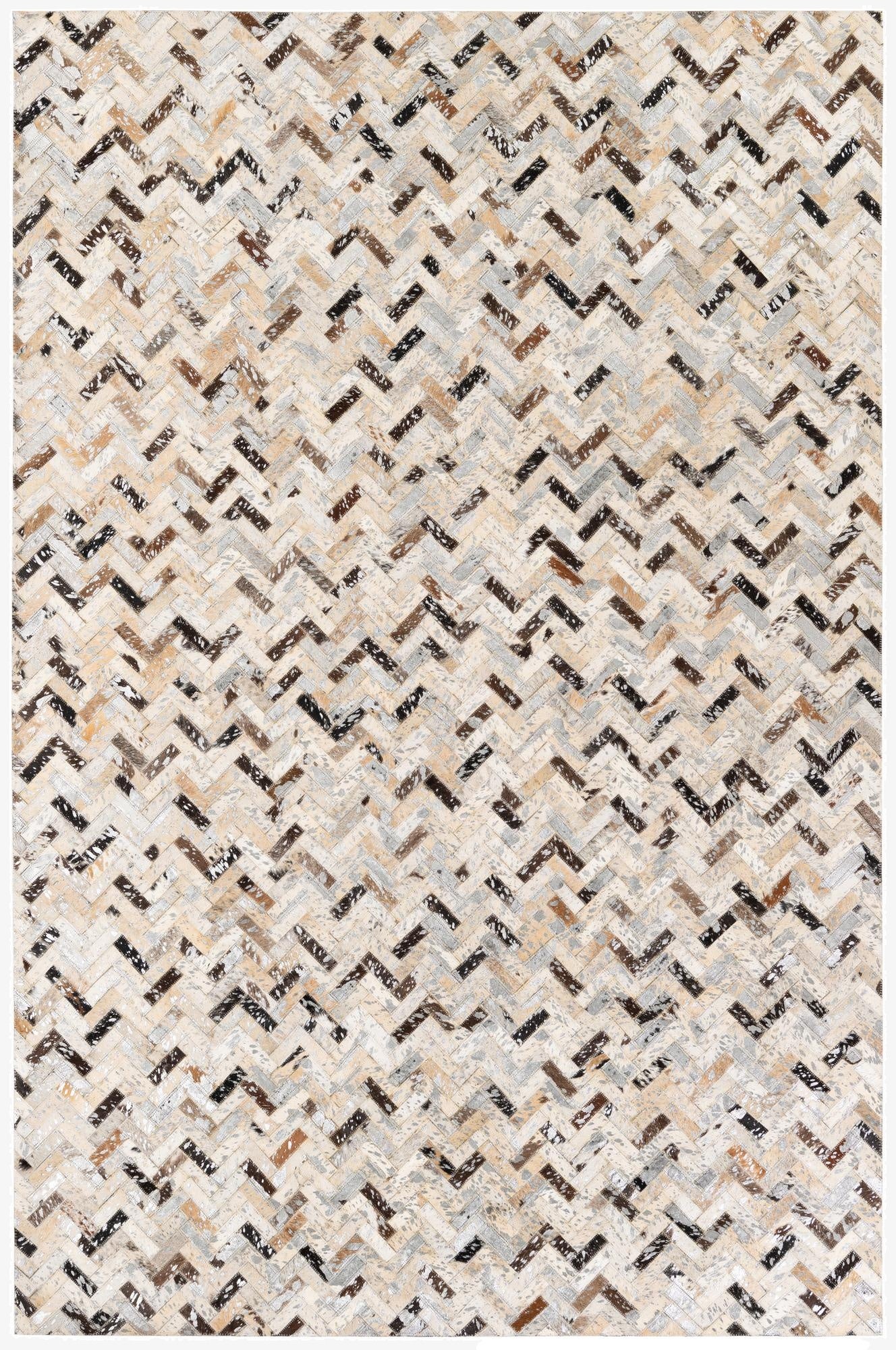 5' x 7' 7 Cowhide Stocks Rug