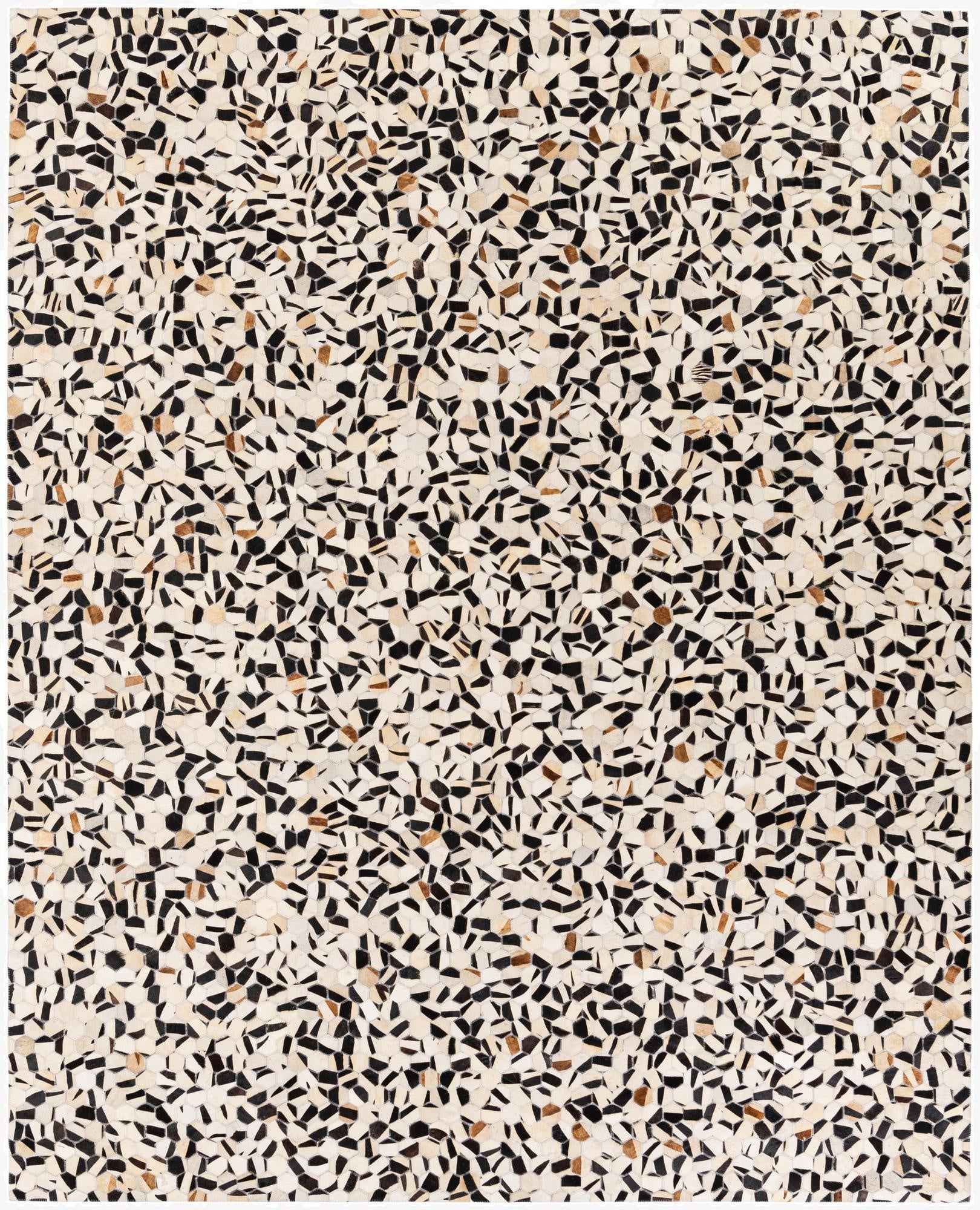 7' 11 x 9' 11 Cowhide Stocks Rug