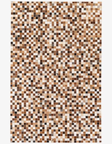 5' 1 x 7' 11 Cowhide Stocks Rug