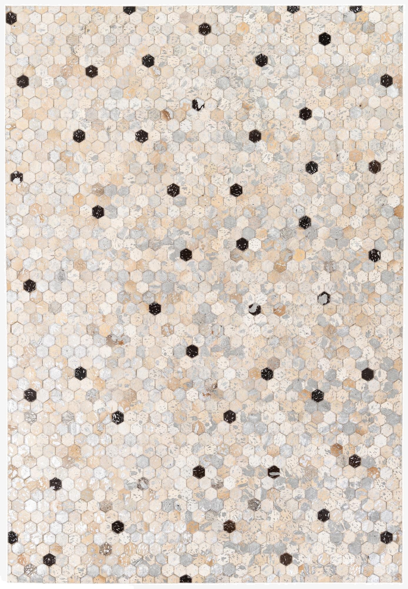 5' 5 x 7' 8 Cowhide Stocks Rug