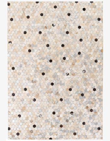 5' 5 x 7' 8 Cowhide Stocks Rug