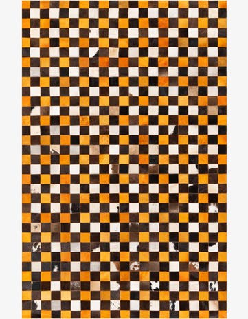 5' 2 x 8' Cowhide Stocks Rug