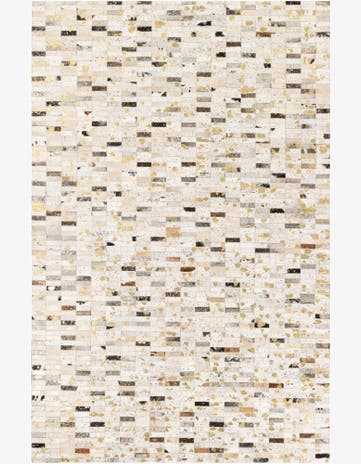 5' 2 x 7' 10 Cowhide Stocks Rug