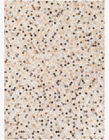 5' 6 x 7' 7 Cowhide Stocks Rug