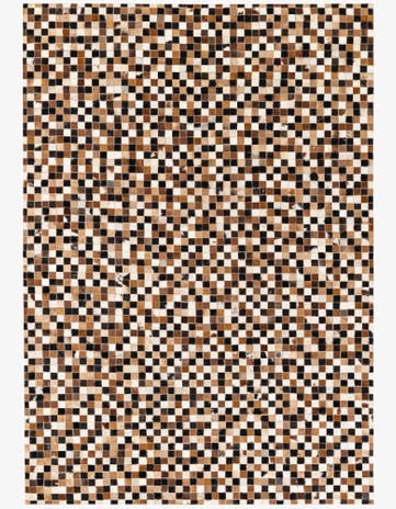 5' 3 x 7' 6 Cowhide Stocks Rug