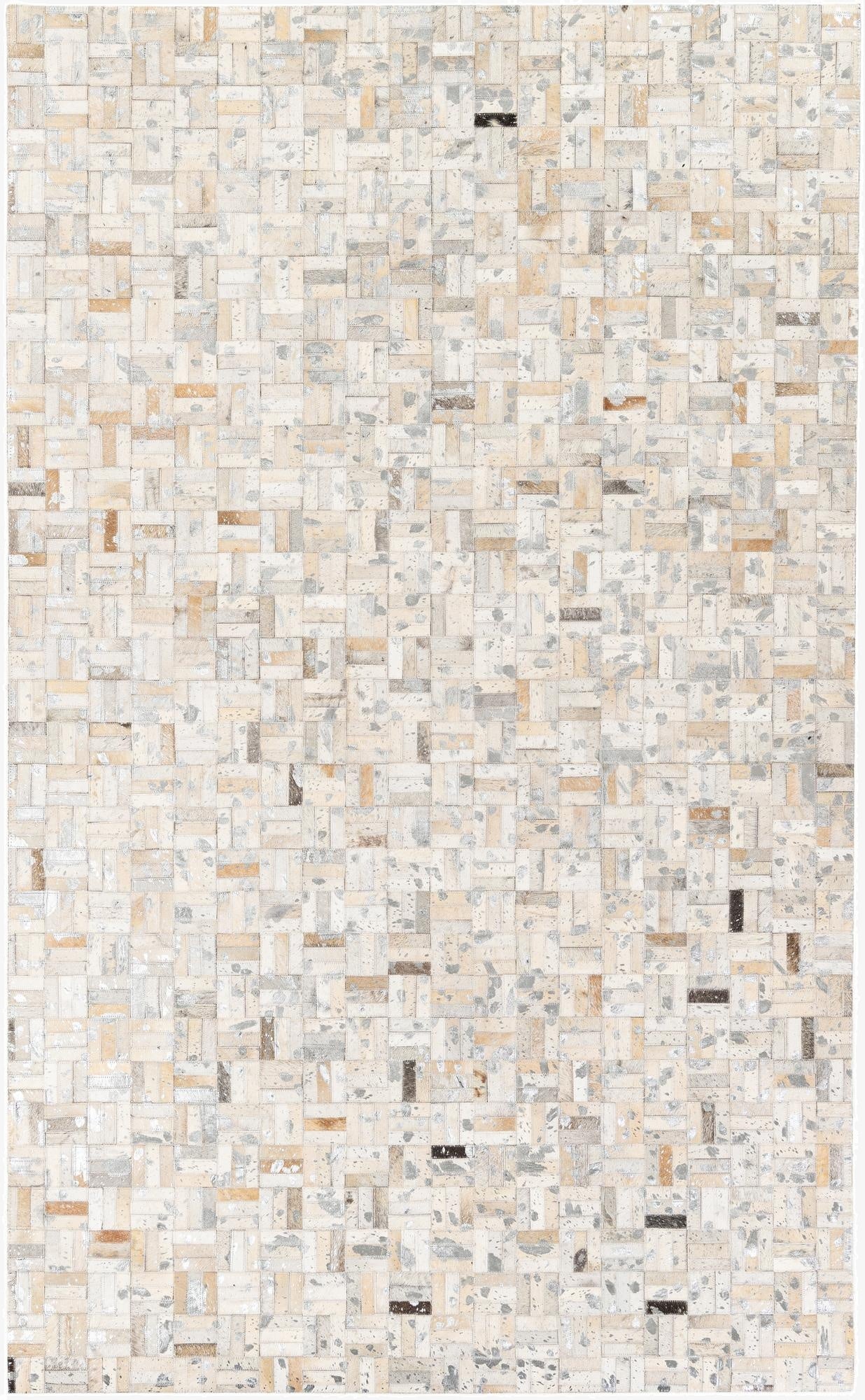 4' 11 x 8' 1 Cowhide Stocks Rug