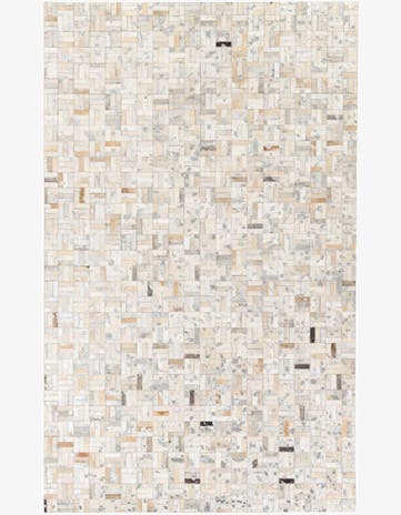 4' 11 x 8' 1 Cowhide Stocks Rug