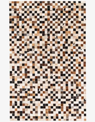 5' x 8' Cowhide Stocks Rug