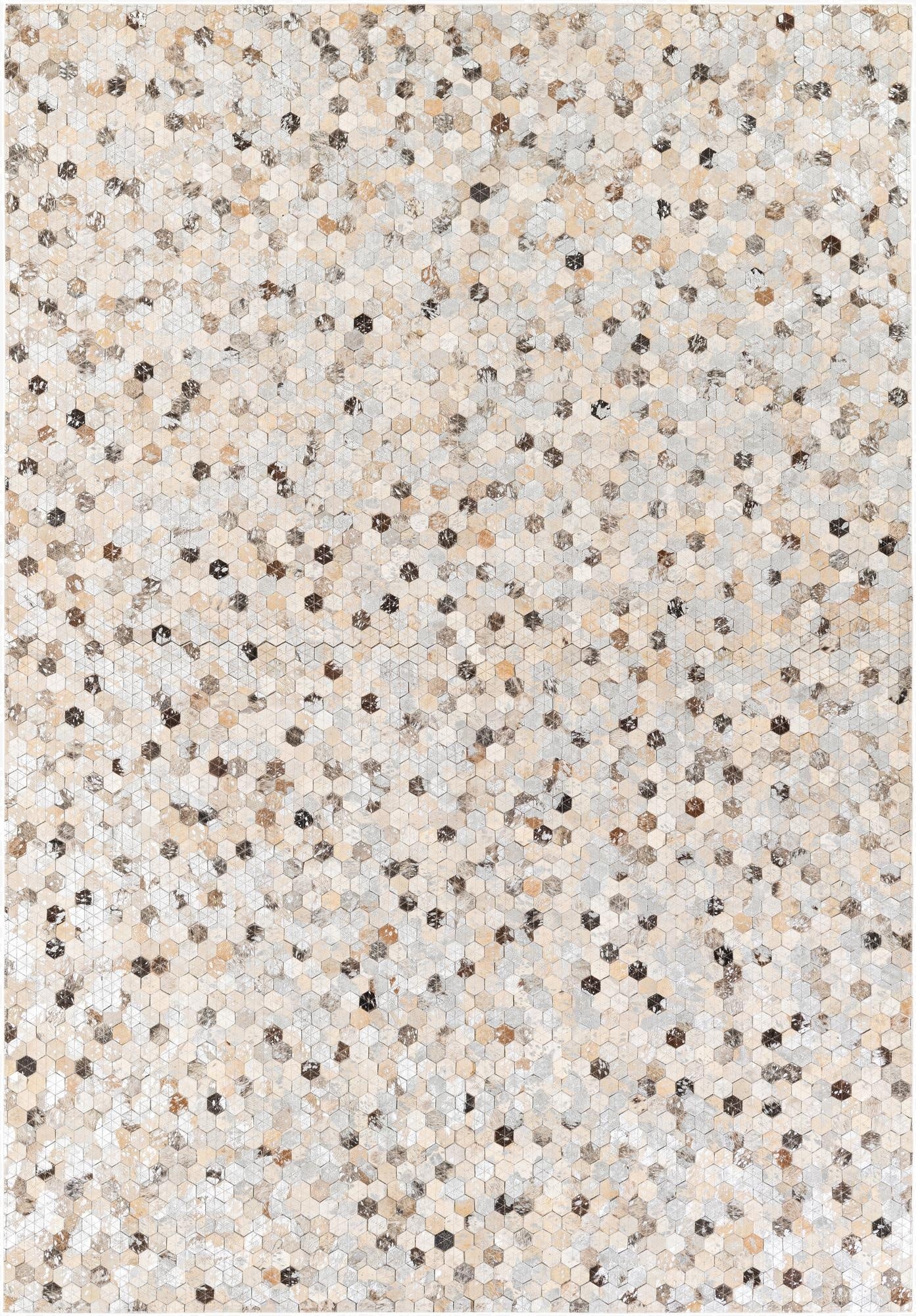 5' 4 x 7' 7 Cowhide Stocks Rug