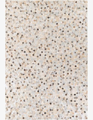 5' 4 x 7' 7 Cowhide Stocks Rug