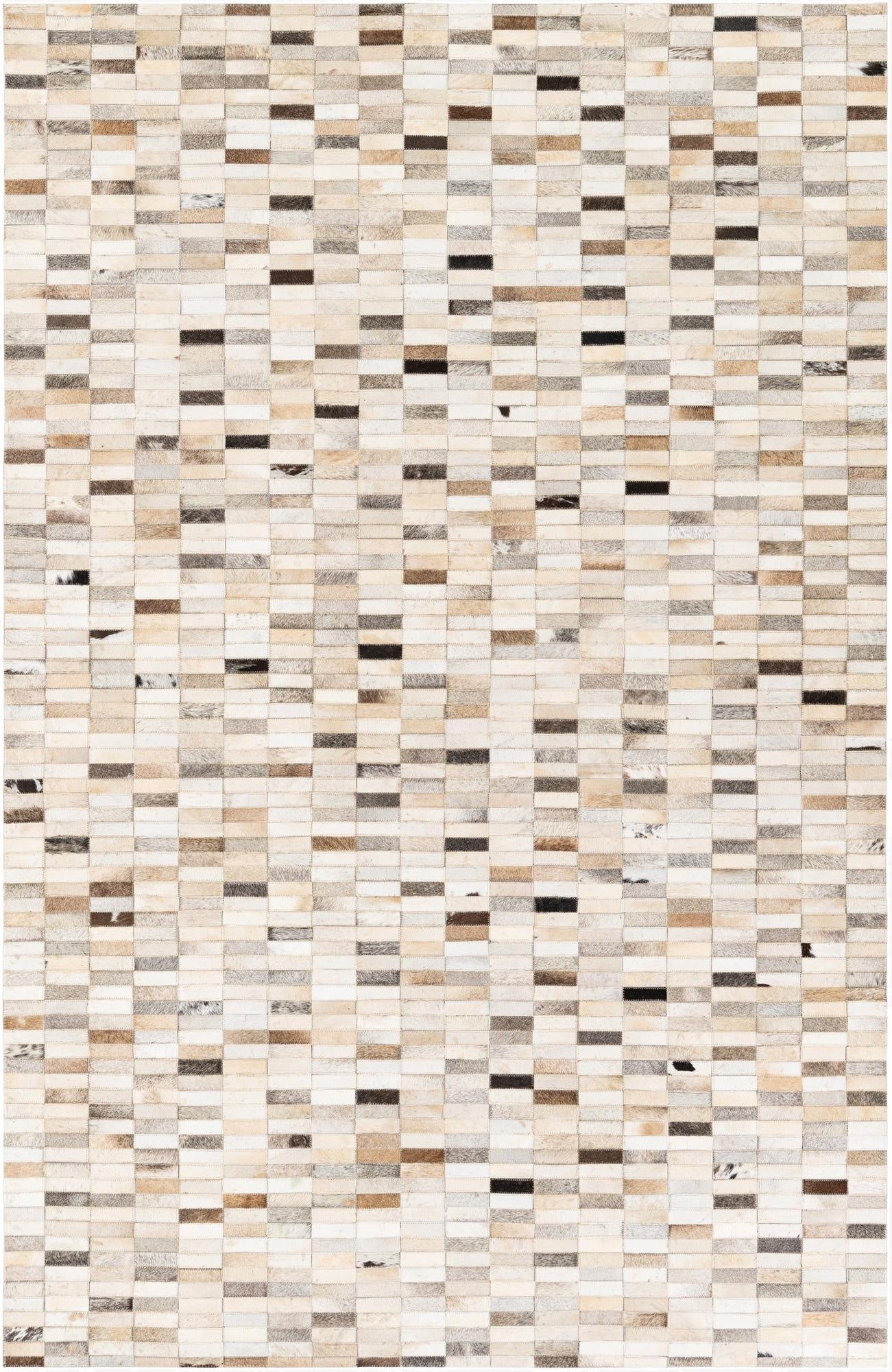 5' 1 x 7' 11 Cowhide Stocks Rug