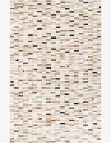 5' 1 x 7' 11 Cowhide Stocks Rug