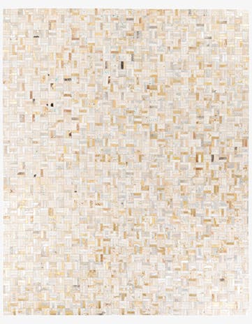 7' 11 x 9' 11 Cowhide Stocks Rug