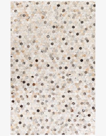 5' 1 x 8' 1 Cowhide Stocks Rug