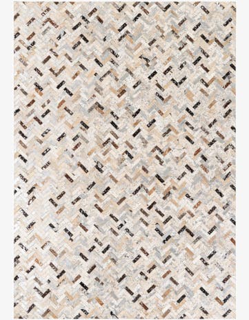 5' 3 x 7' 6 Cowhide Stocks Rug