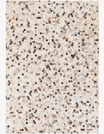 5' 4 x 7' 7 Cowhide Stocks Rug