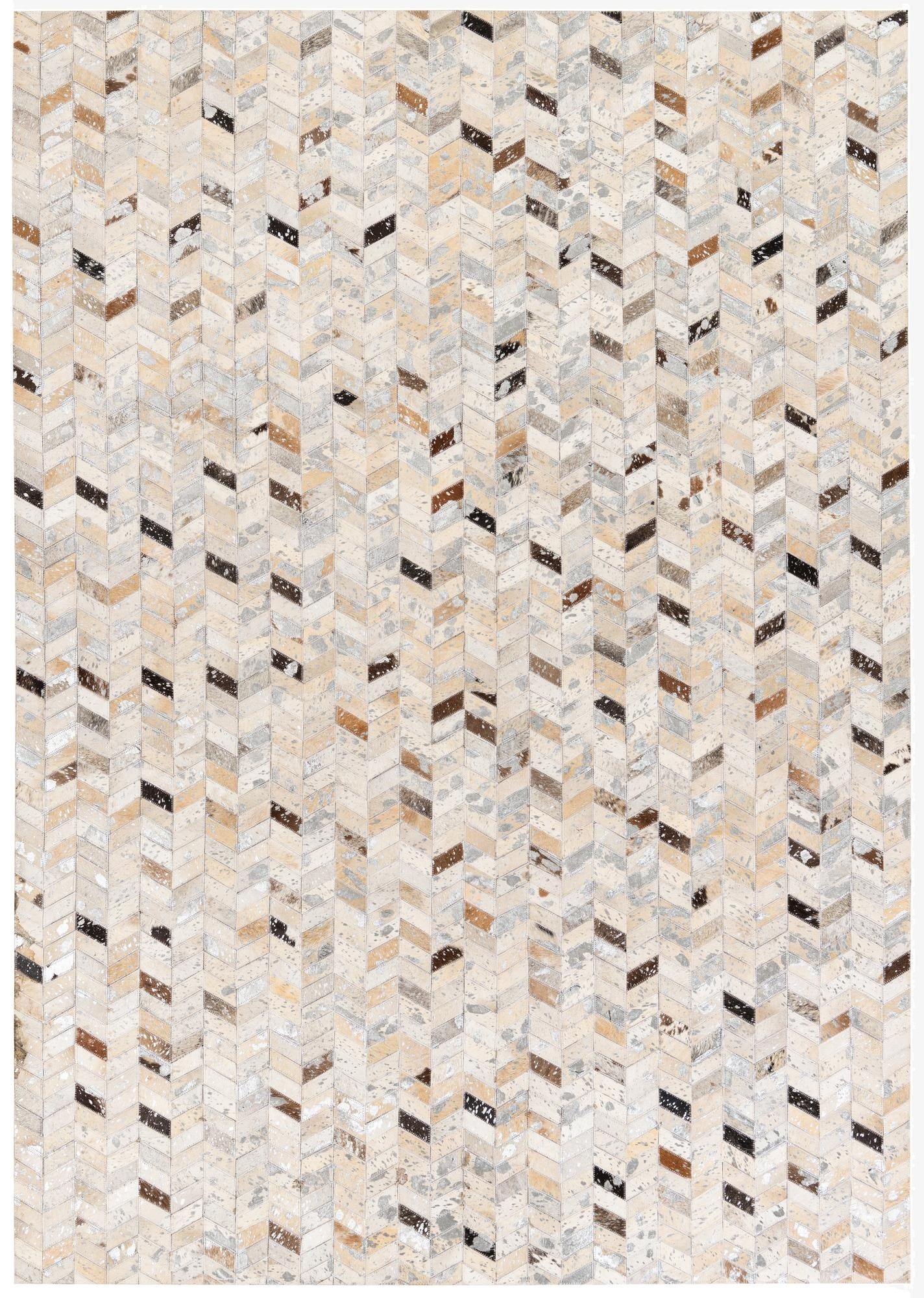 5' 4 x 7' 7 Cowhide Stocks Rug
