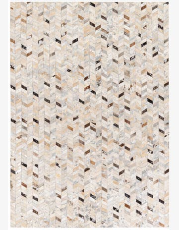 5' 4 x 7' 7 Cowhide Stocks Rug