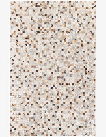 5' 1 x 7' 11 Cowhide Stocks Rug