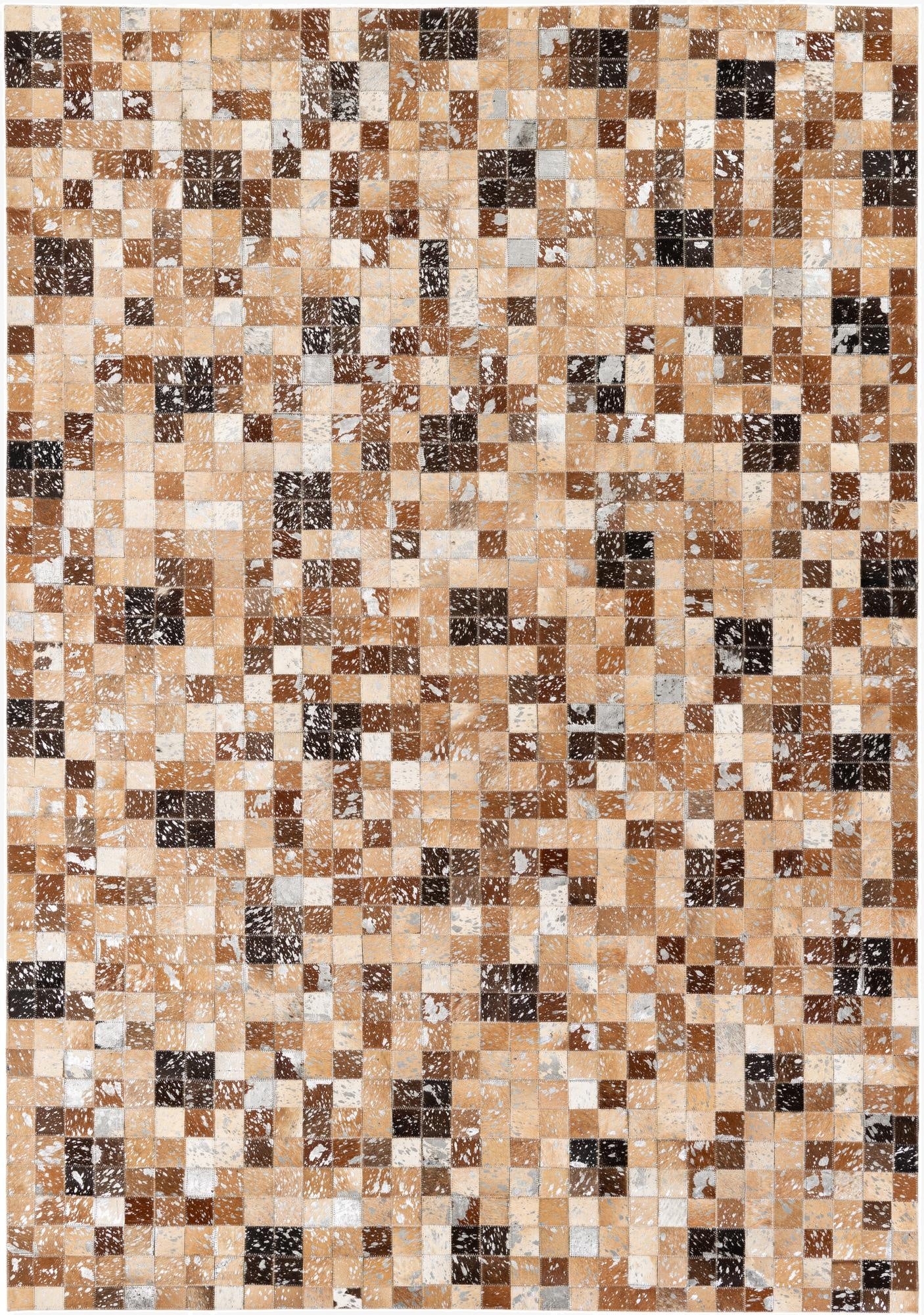 5' 3 x 7' 6 Cowhide Stocks Rug