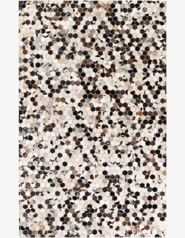 5' x 8' Cowhide Stocks Rug