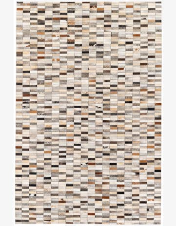 5' 1 x 7' 11 Cowhide Stocks Rug