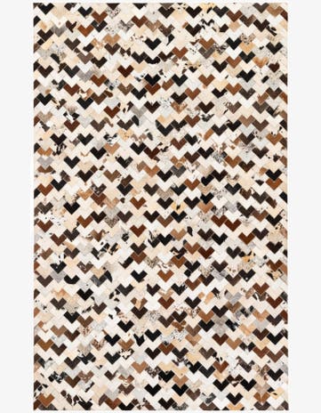 5' 1 x 7' 11 Cowhide Stocks Rug