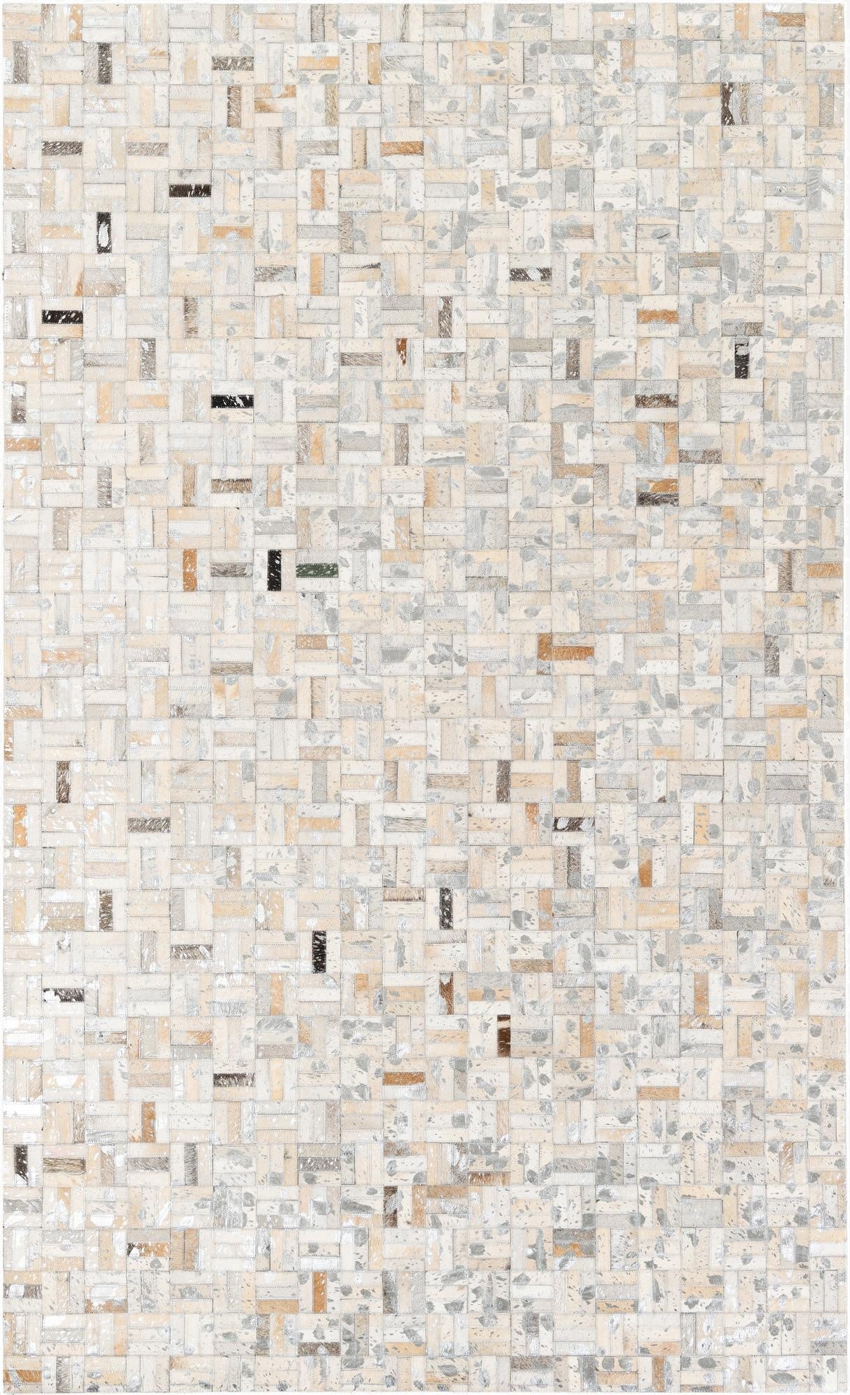 4' 11 x 8' 1 Cowhide Stocks Rug